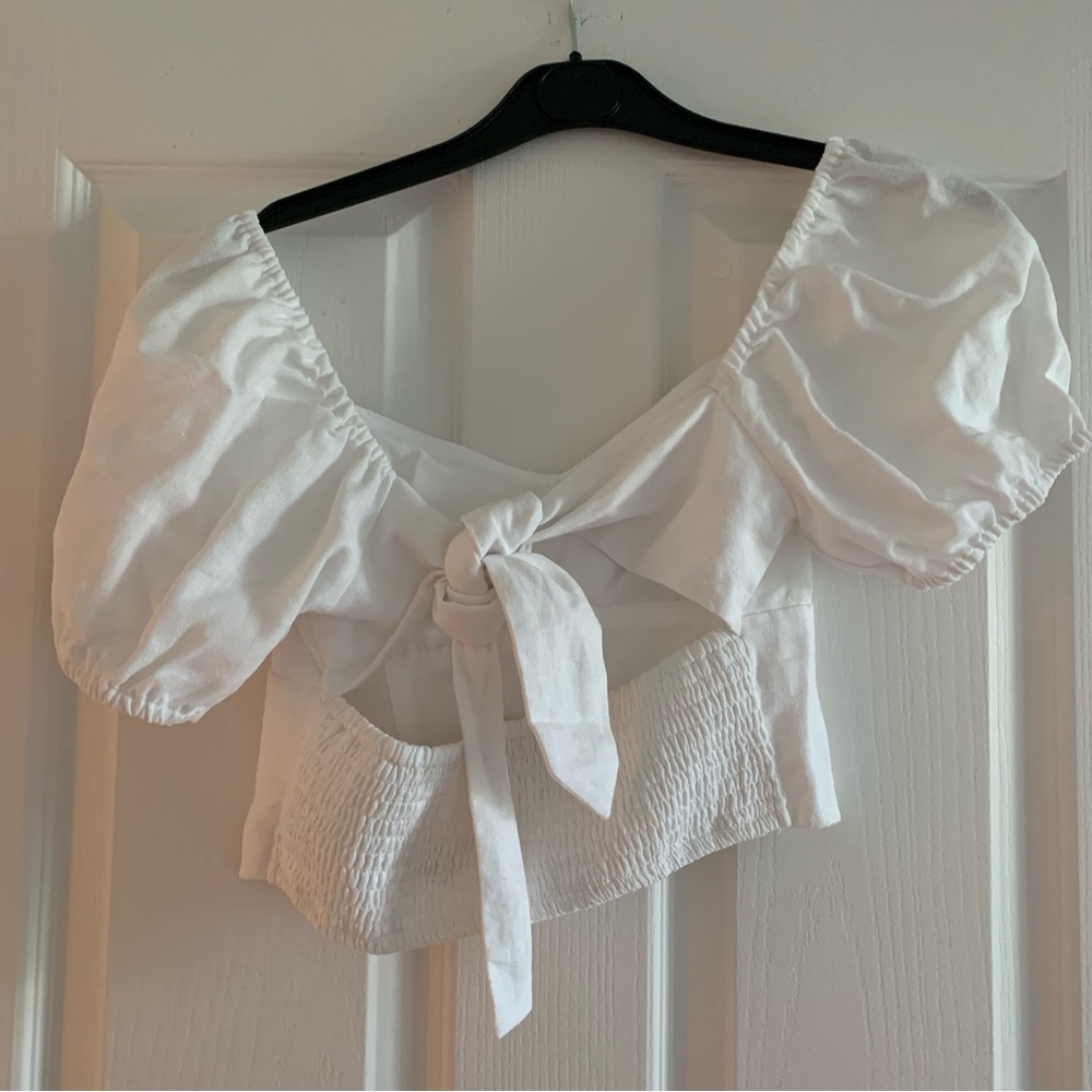 American Eagle linen top